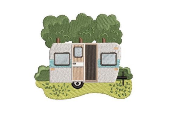 Camping Trailed Parked Near a Forest Review