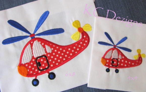 Helicopter Applique Review for Boutique Apparel