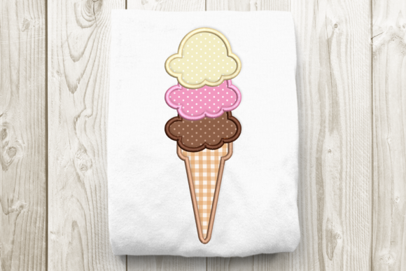Review: Ice Cream Cone Triple Scoop Applique