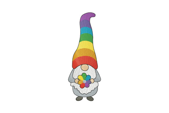 Review: Rainbow Gnome with Rainbow Daisy Design