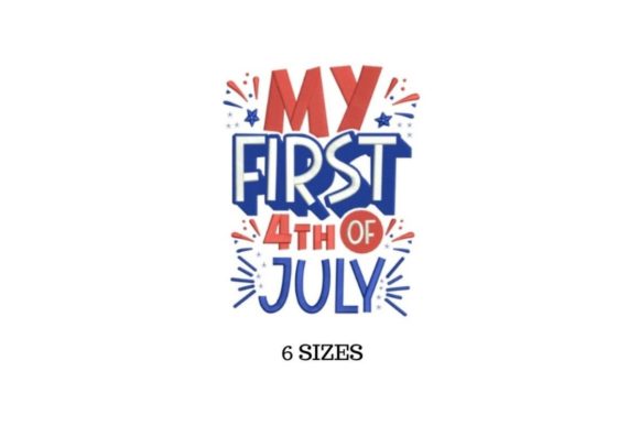 Reviewing My First Fourth of July Embroidery Design