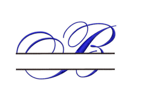Reviewing Split Monogram Font Letter B for Holiday Collections