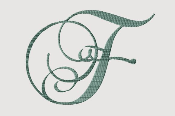 Reviewing the Monogram F Cursive Script Letter for Real Projects