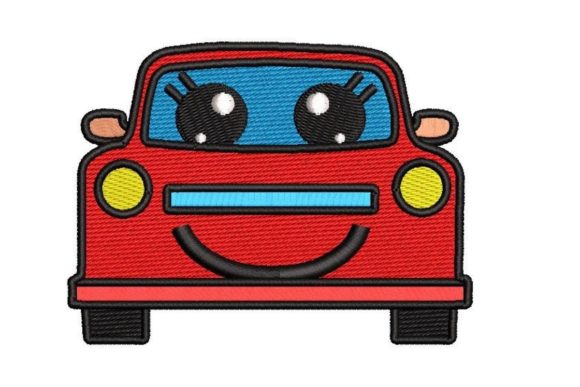 Smiling Car: A Cute Embroidery Review for Apparel